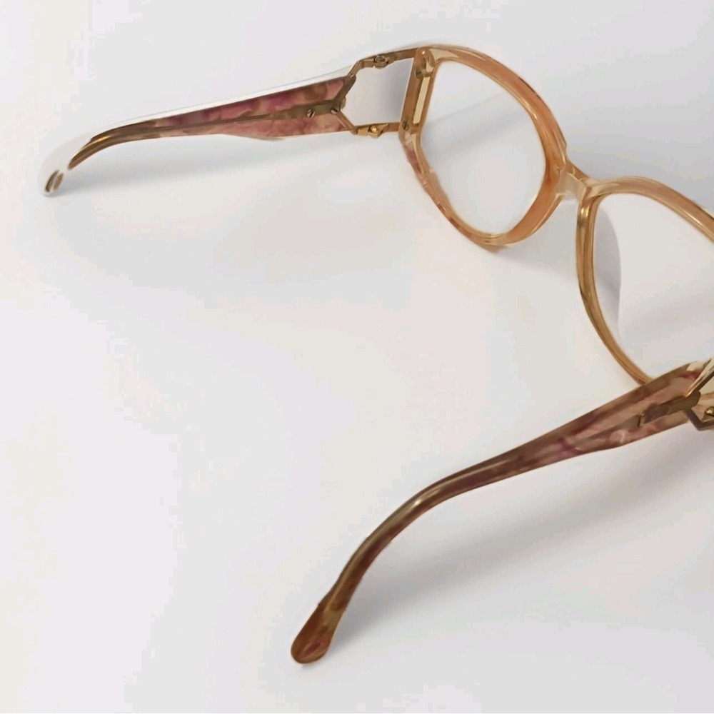 SL Gold & Marble Pink Vintage Eyeglass - Picture 9 of 12
